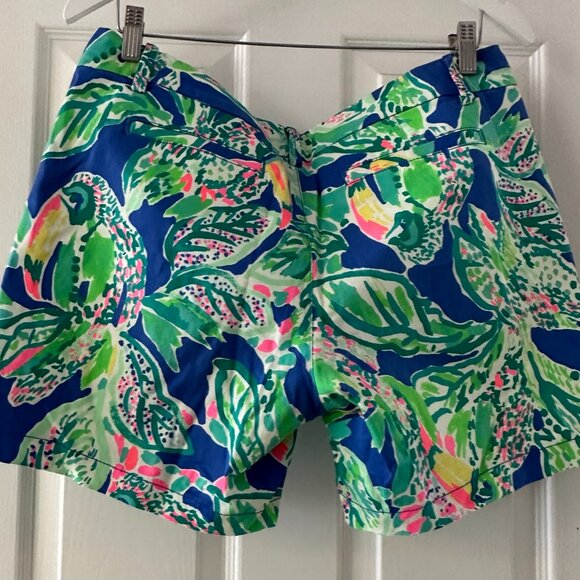 NWT Lilly Pulitzer Jayne Knit Short What a Lovely Place size 10 - Picture 3 of 4